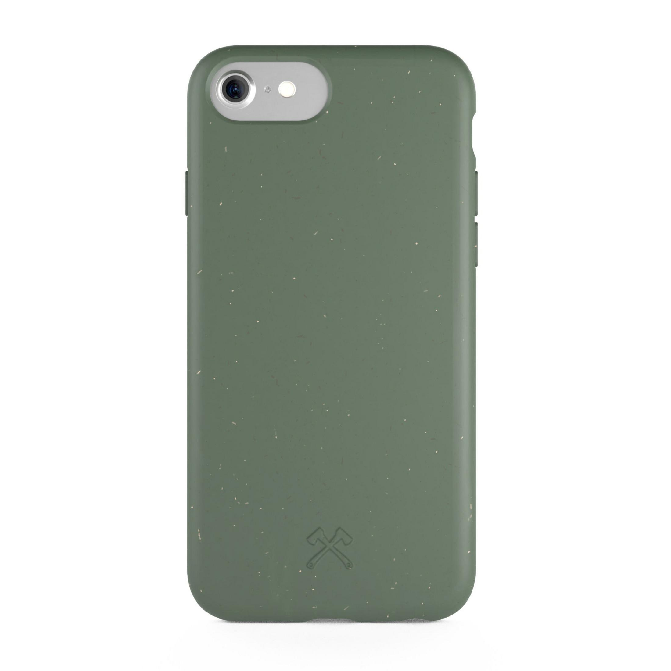 8 ANTIMICROBIAL 7 ECO425 8, 6, Grün SE, GREEN, 6 CASE SE Apple, WOODCESSORIES IP 7, BIO Backcover, iPhone