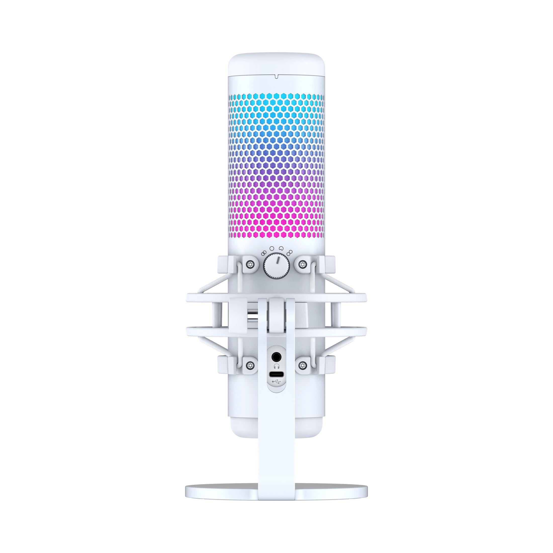 HYPERX 519P0AA WHITE S Weiß QUADCAST Mikrofon, USB