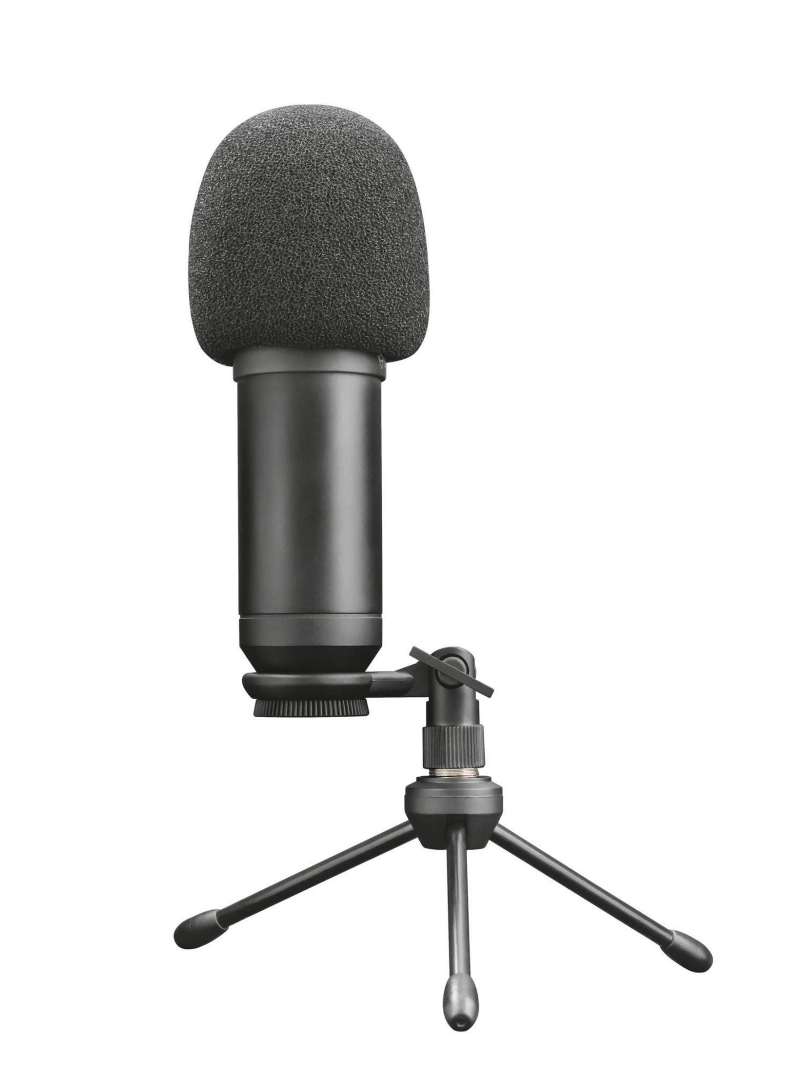 GXT252 Streaming-Mikrofon, EMITA 22400 PLUS TRUST MICROPHONE Schwarz