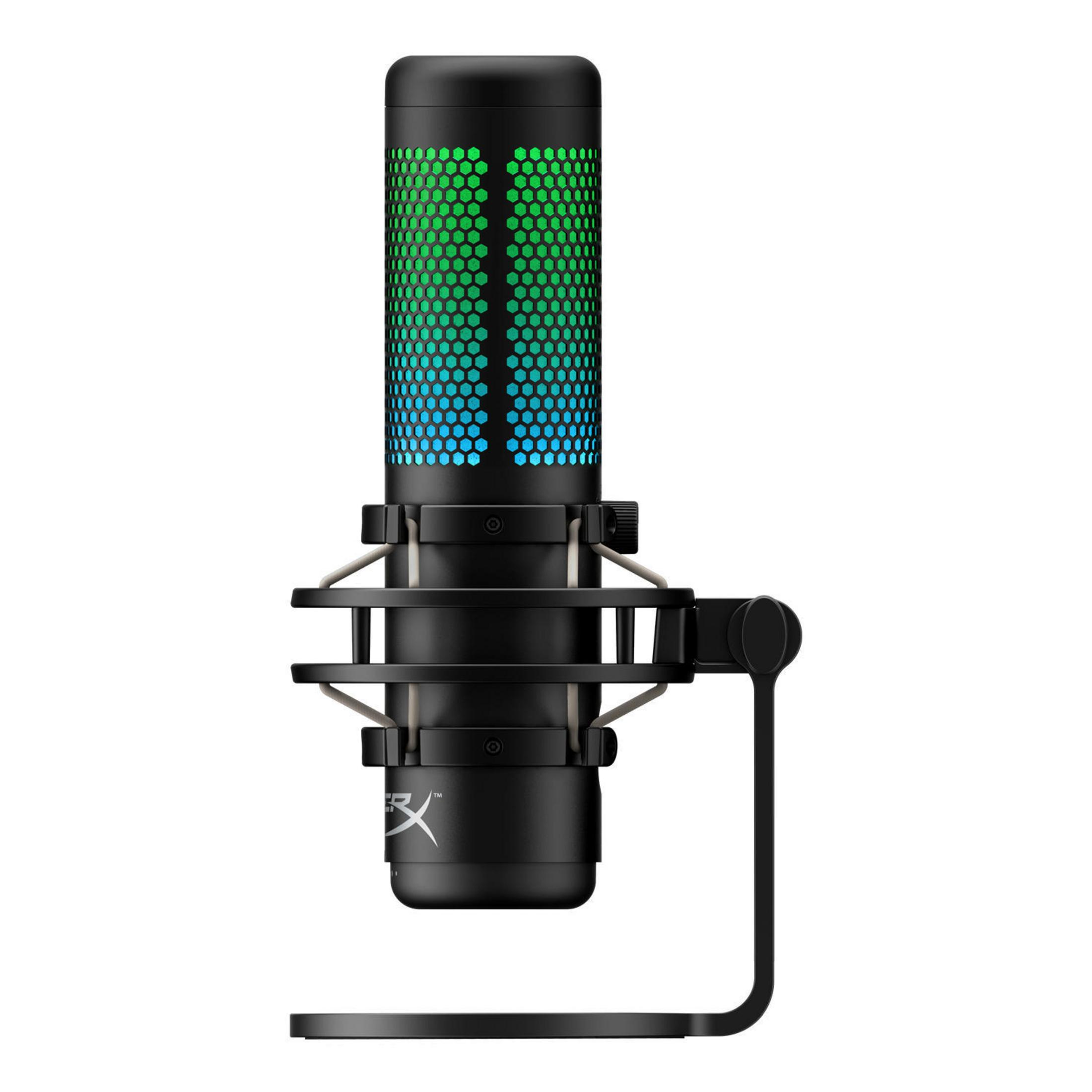 RGB Mikrofon, Schwarz S HYPERX HMIQ1S-XX-RG/G QUADCAST USB