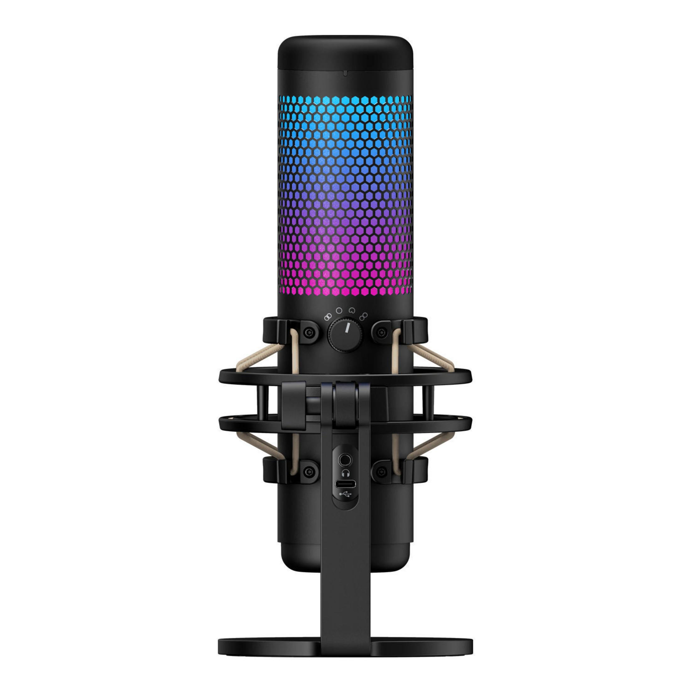 HYPERX HMIQ1S-XX-RG/G QUADCAST S Mikrofon, Schwarz USB RGB