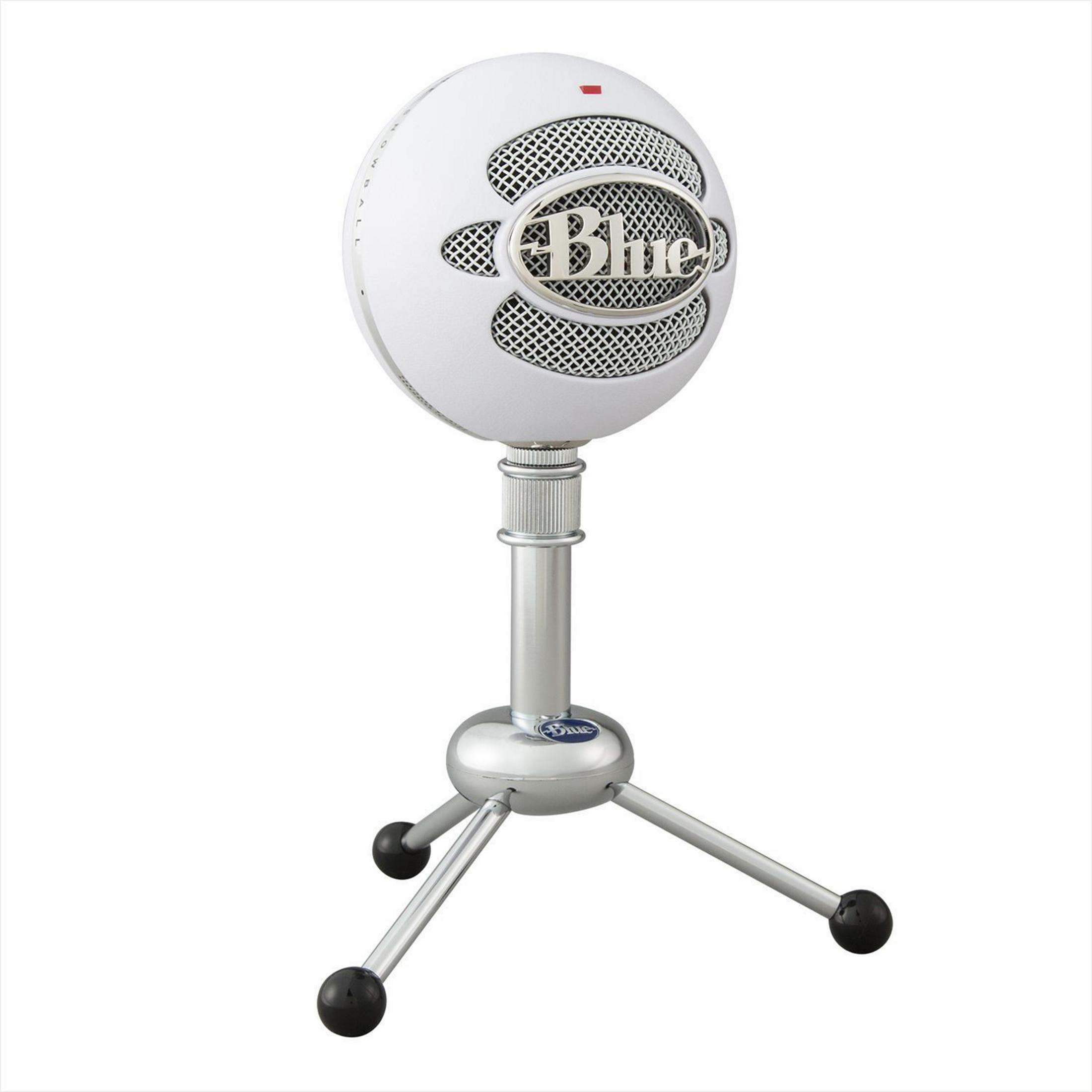 Mikrofon, Weiß WHITE BLUE USB MICROPHONES MICROPHONE TEXTURED 988-000187 SNOWBALL USB