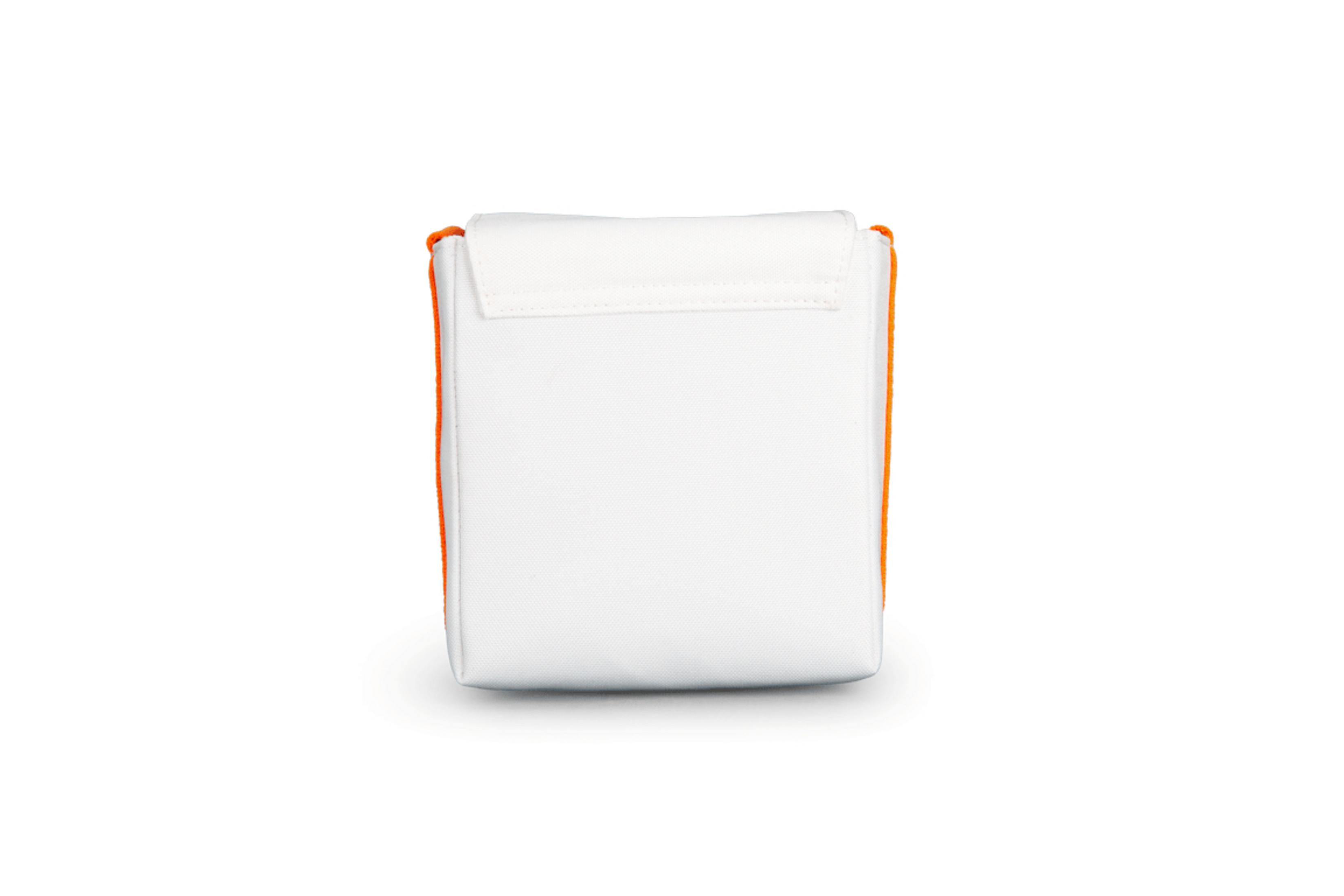 BAG 6101 Weiß/Orange POLAROID Kameratasche, NOW ORANGE WHITE &