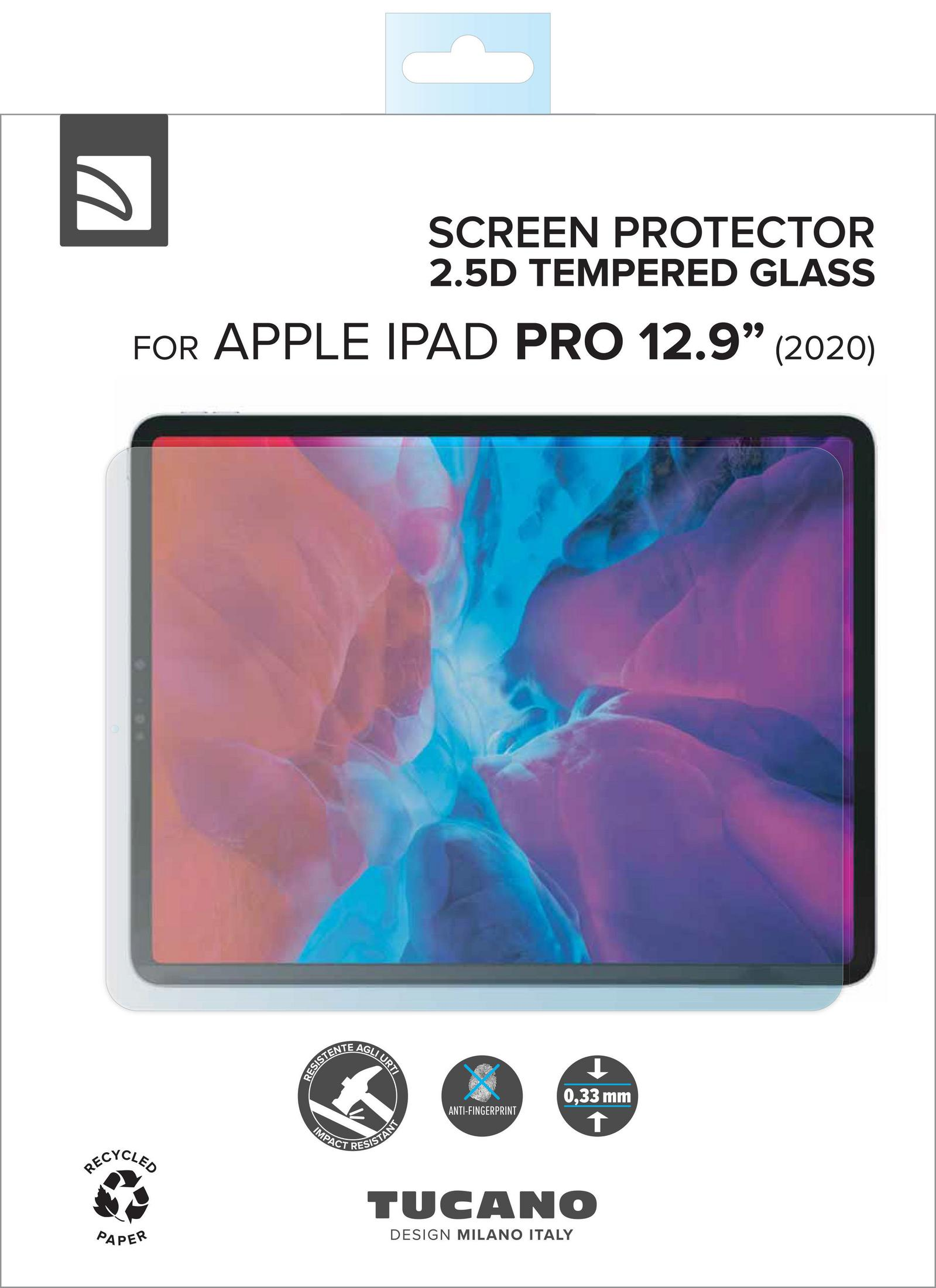 2020 IPD129-SP-TGIPADPRO 2020) Apple Pro Displayschutzglas(für 12.9 12.9\