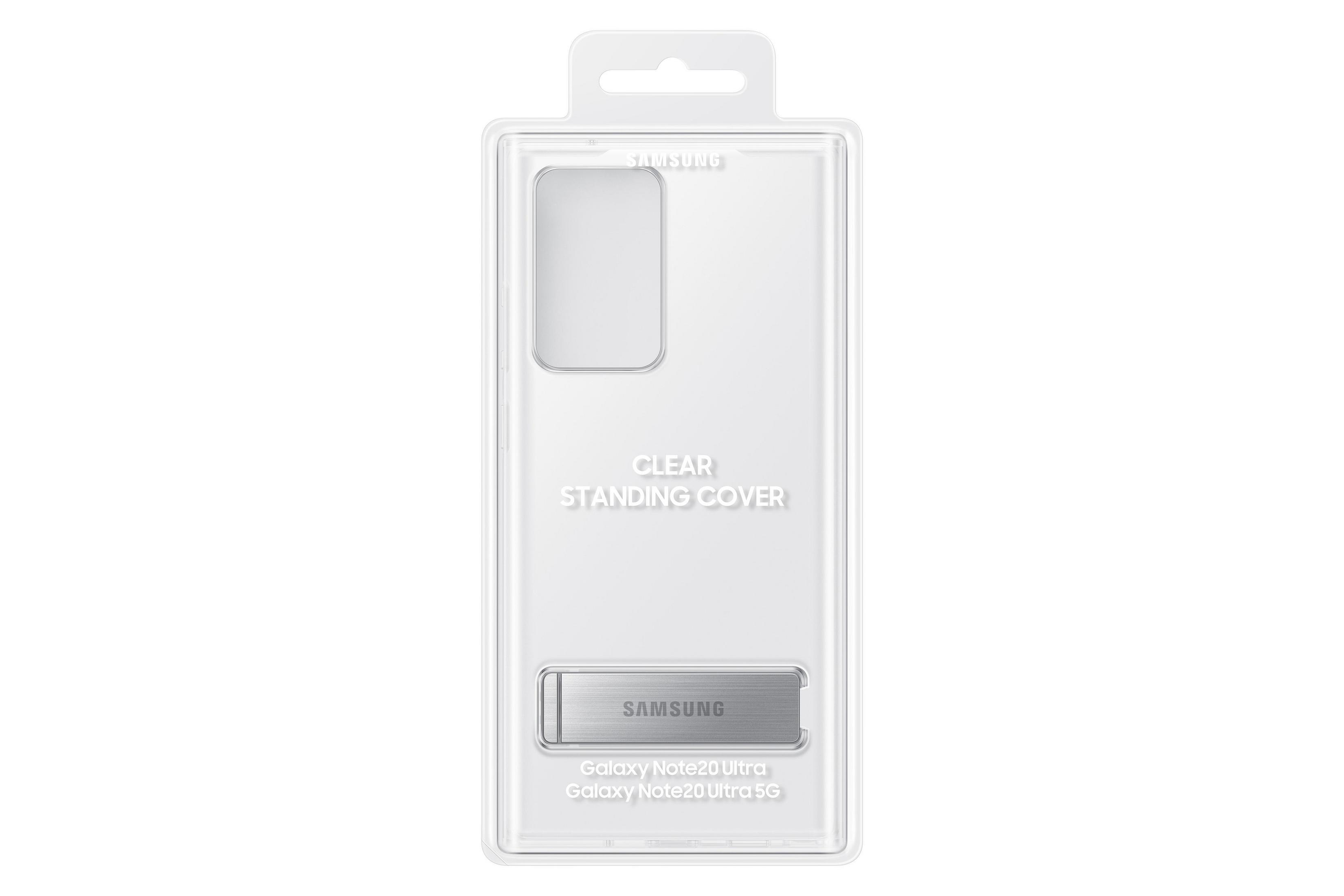 SAMSUNG EF-JN985CTEGEU CLEAR Backcover, Samsung, TRANSP, Ultra NOTE STANDING Note 5G, Galaxy COVER 20 Transparent 20
