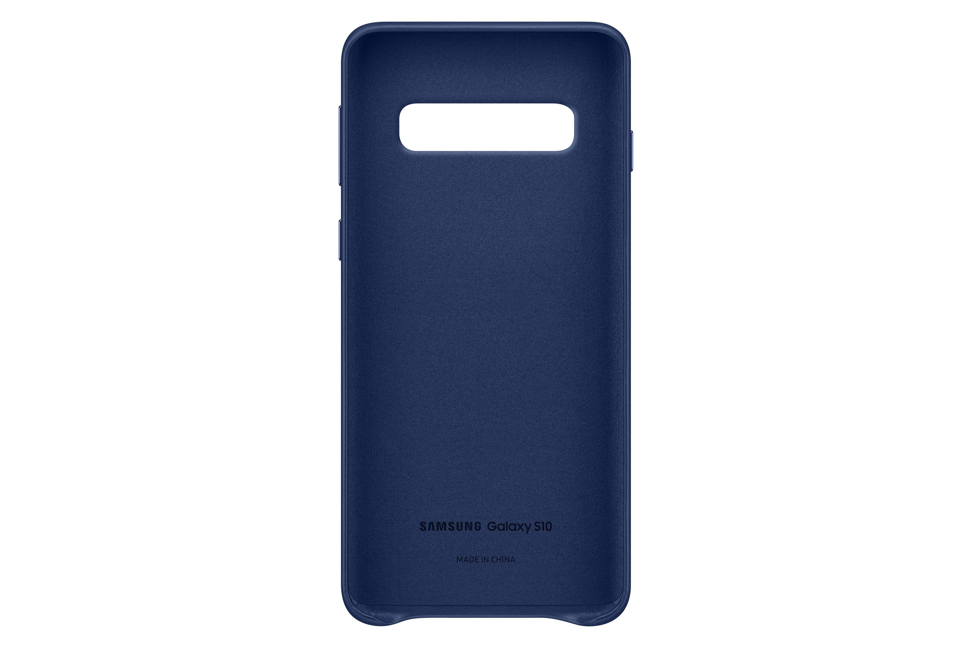SAMSUNG EF-VG973LNEGWW S10 S10, NAVY, Galaxy Samsung, Backcover, COVER Navy LEATHER