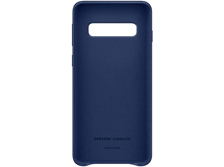 SAMSUNG EF-VG973LNEGWW LEATHER Backcover, Samsung, S10 S10, NAVY, Navy Galaxy COVER