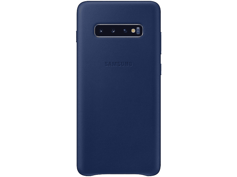 SAMSUNG EF-VG975LNEGWW S10+ LEATHER COVER NAVY, Backcover, Samsung, Galaxy S10+, Navy