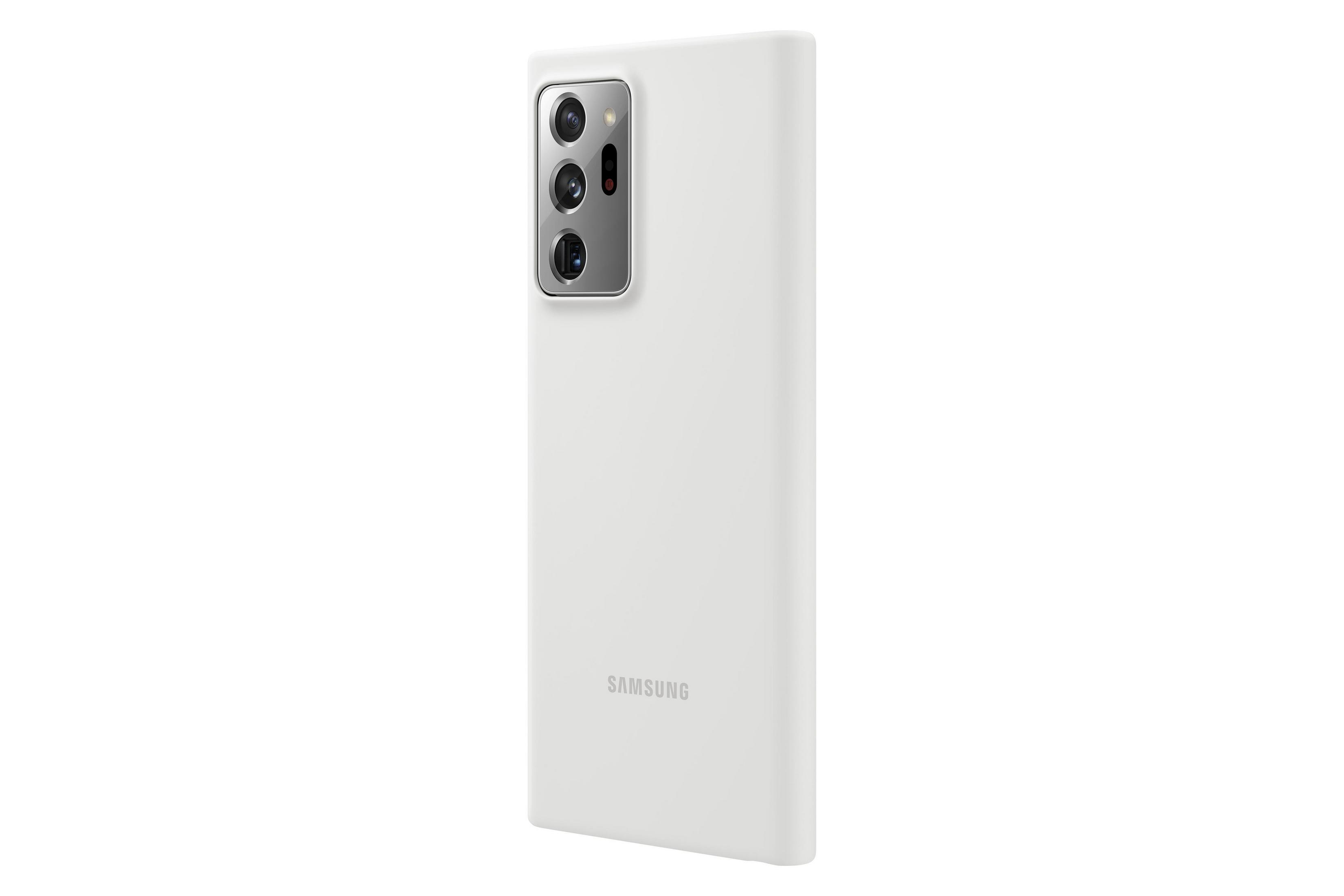 20 5G, 20 SAMSUNG Galaxy Ultra Weiß Backcover, Samsung, COVER SILICONE NOTE ULTRA Note WHITE, EF-PN985TWEGEU