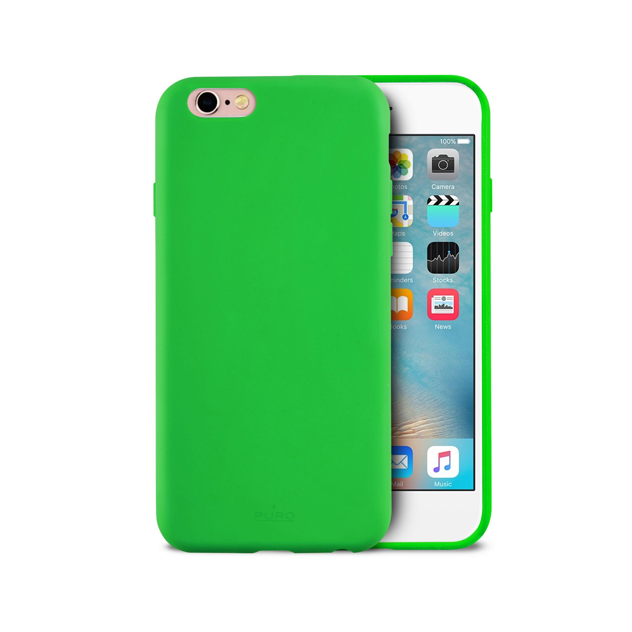 PURO IPC747CICONGRN COVER SILICON IPHONE iPhone iPhone 6s, Backcover, Grün Apple, iPhone 8, 4,7\