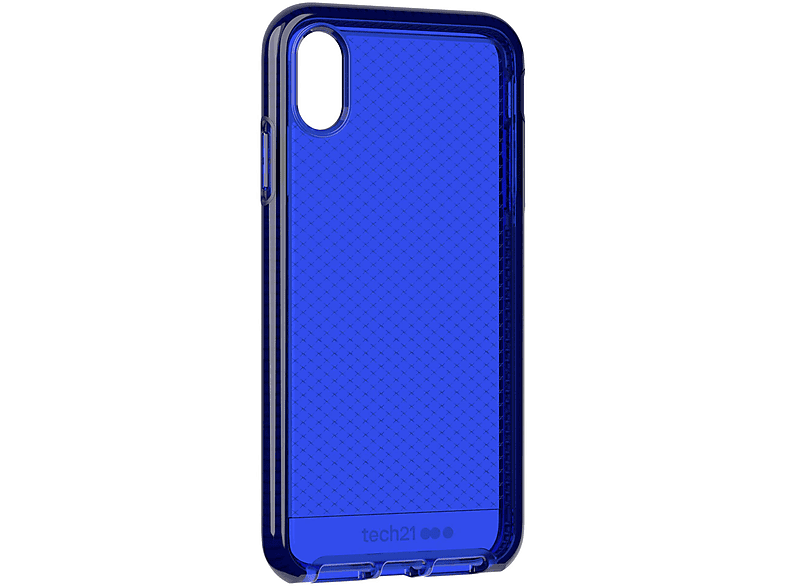 TECH21 T21-6542 EVO CHECK FOR IPHONE XS MAX MIDNIGHT BLU, Backcover, Apple, iPhone XS Max, Blau
