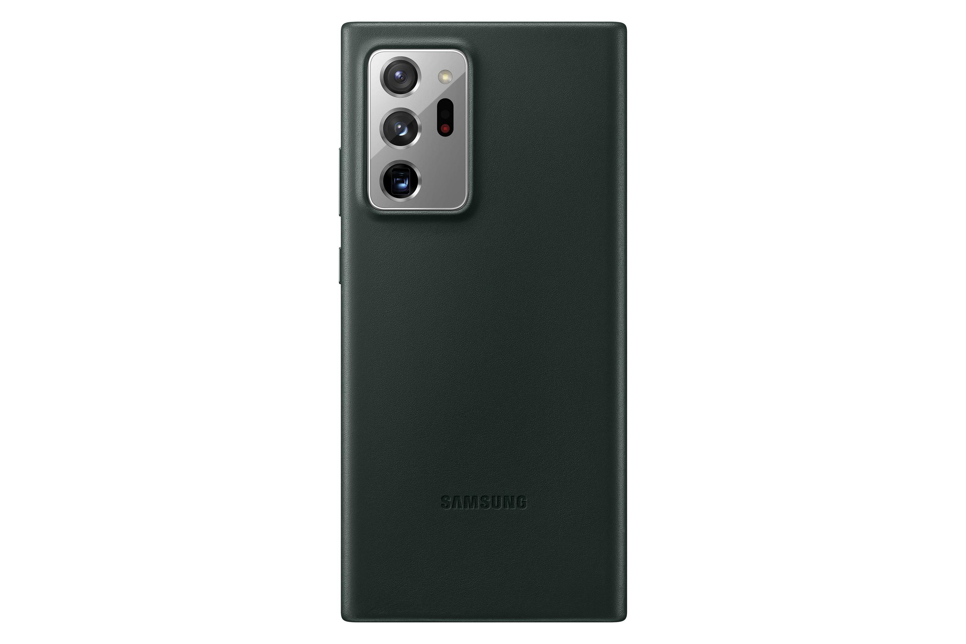 Backcover, ULTRA GREEN, COVER 20 LEATHER Grün 20 Note SAMSUNG Samsung, NOTE Ultra 5G, EF-VN985LGEGEU Galaxy