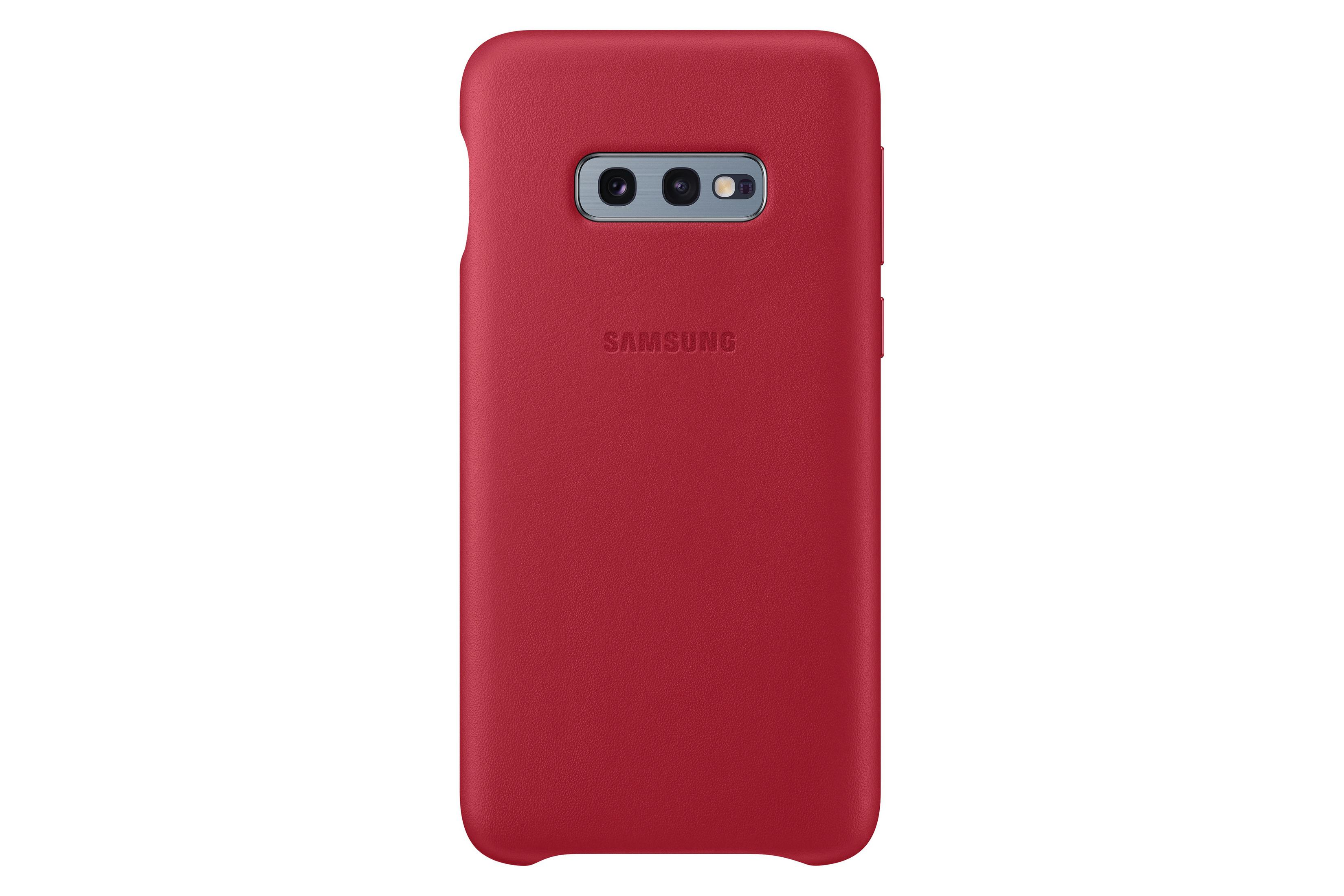 SAMSUNG EF-VG970LREGWW S10E COVER LEATHER Samsung, Backcover, Rot RED, S10e, Galaxy