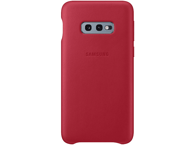SAMSUNG EF-VG970LREGWW S10E LEATHER COVER RED, Backcover, Samsung, Galaxy S10e, Rot | Backcover