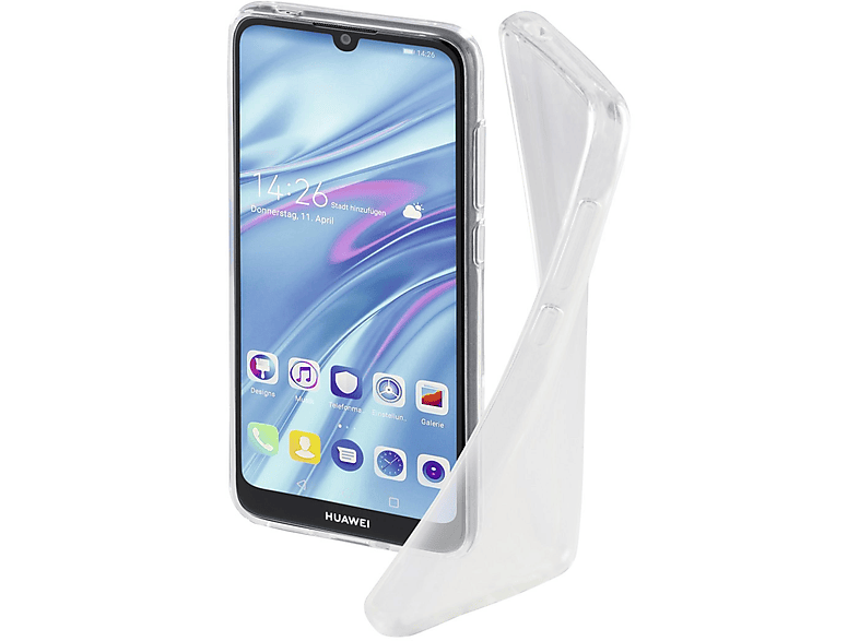 HAMA 186618 CO CR 2019, Backcover, (2019), HUAWEI Transparent Y6 CL TR, Huawei, Y6