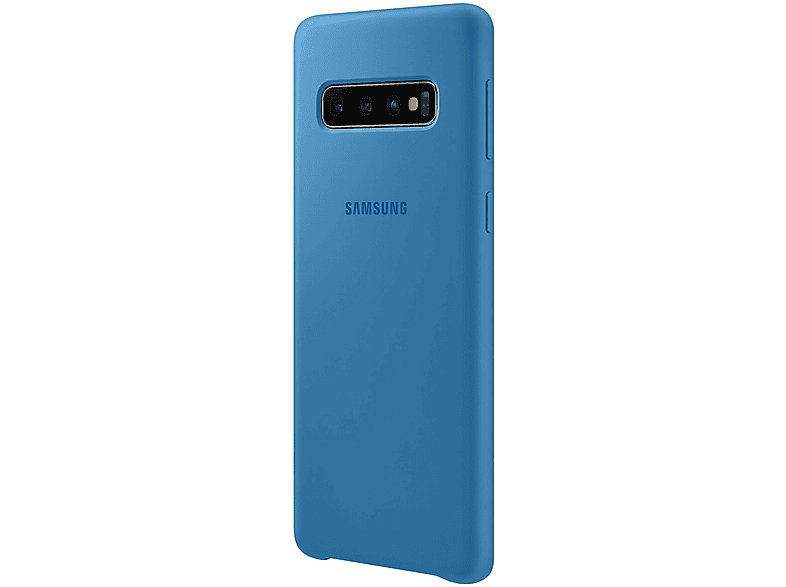 S10 Backcover, S10, BLUE, COVER Samsung, SILICONE Blau SAMSUNG EF-PG973TLEGWW Galaxy