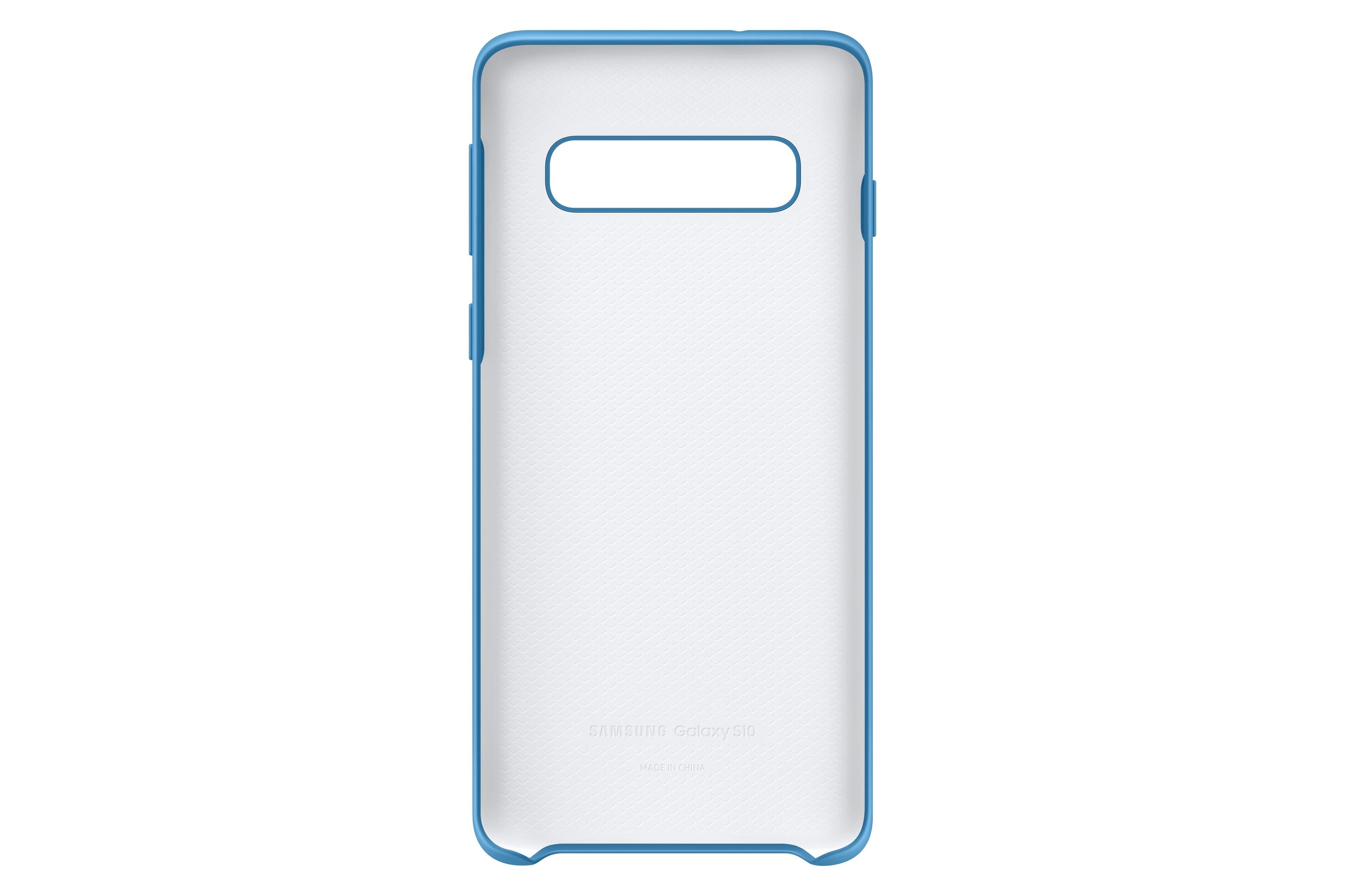 Backcover, S10, S10 Blau BLUE, EF-PG973TLEGWW SILICONE Galaxy Samsung, COVER SAMSUNG