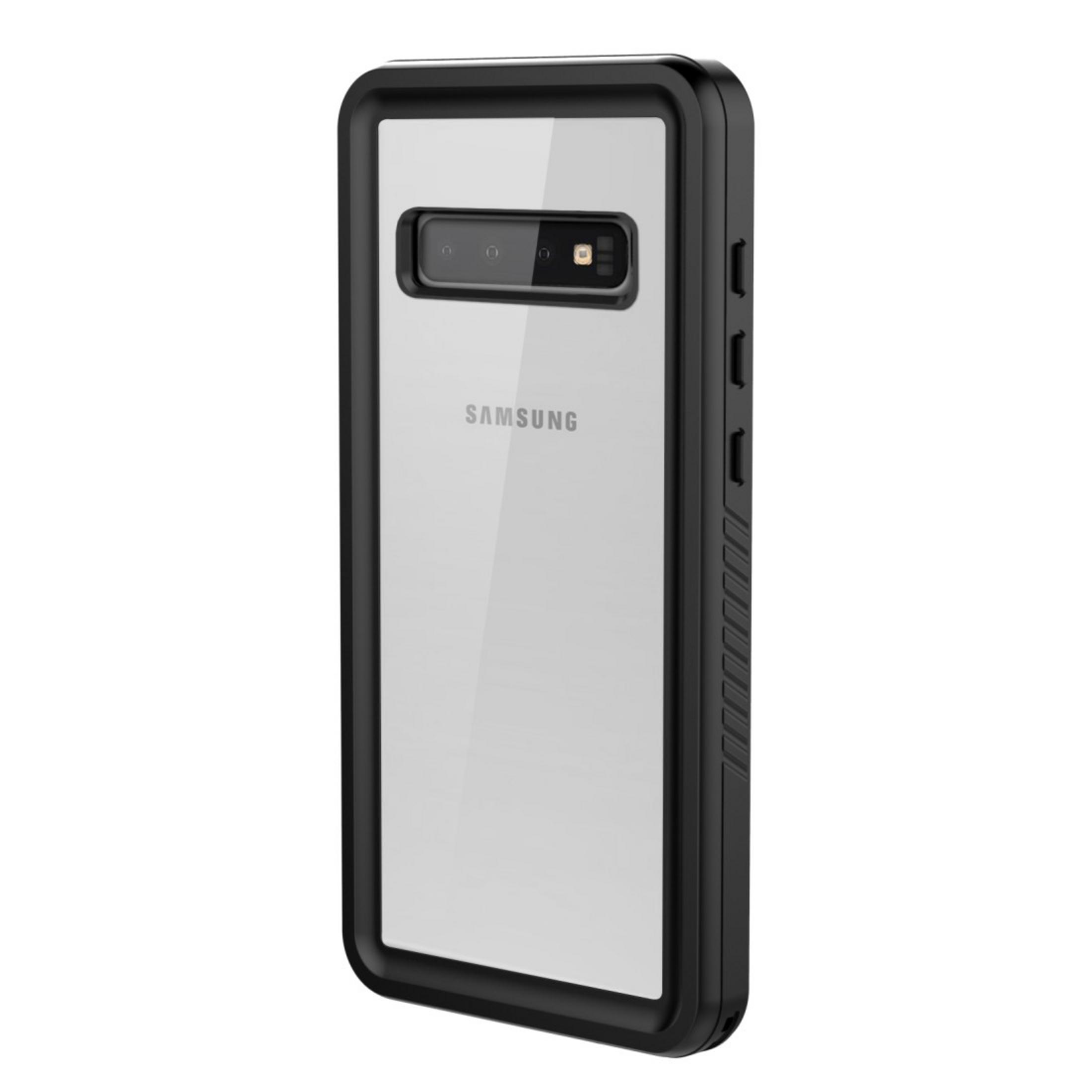 S10 Cover, Samsung, 360° GA BLACK CO Transparent/Schwarz 184723 Full SW, Galaxy ROCK S10, HERO