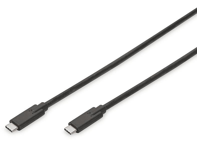 USB AK-300139-010-S USB-Kabel, TYPE-C GEN2 DIGITUS Schwarz