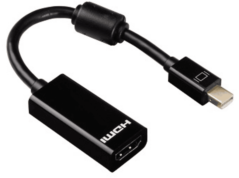 HAMA 053768 MINI DP-HDMI ULTRA-HD Adapter, Schwarz