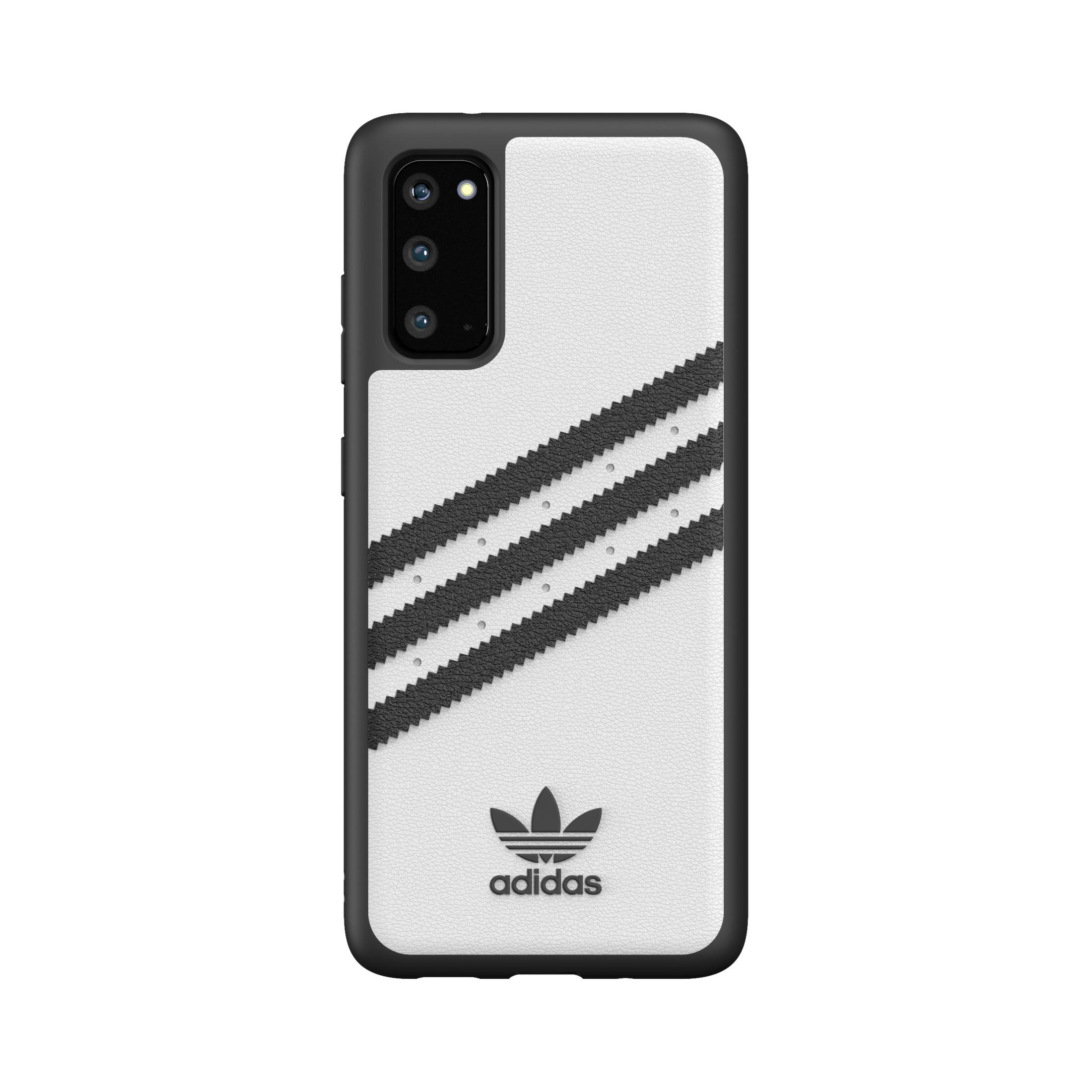 ADIDAS Moulded SAMSUNG, case PU, GALAXY WHITE S20, Backcover