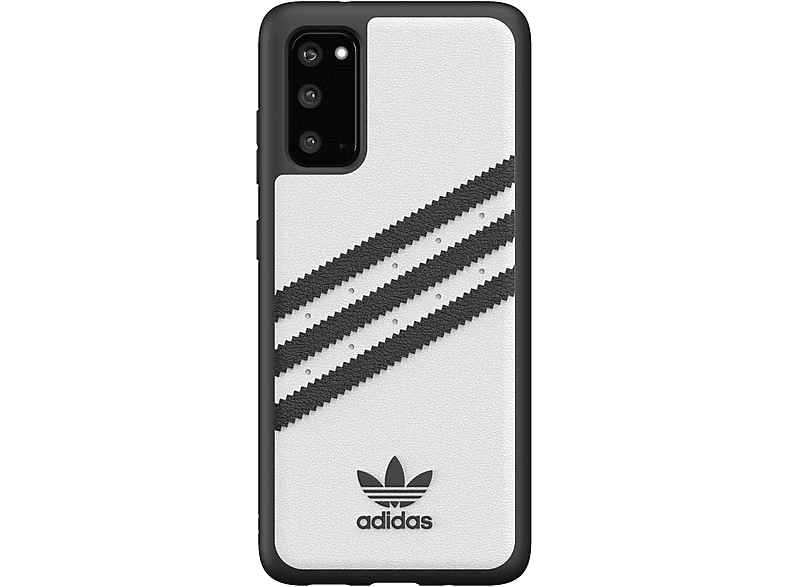 ADIDAS Moulded SAMSUNG, case PU, GALAXY WHITE S20, Backcover