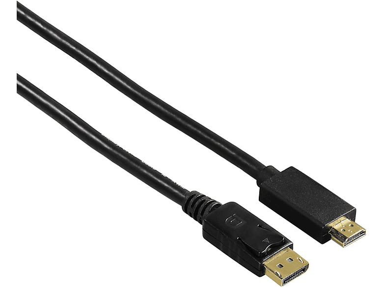 ADAPTERKABEL Schwarz 1,80 HAMA DP-HDMI Adapterkabel, 122214