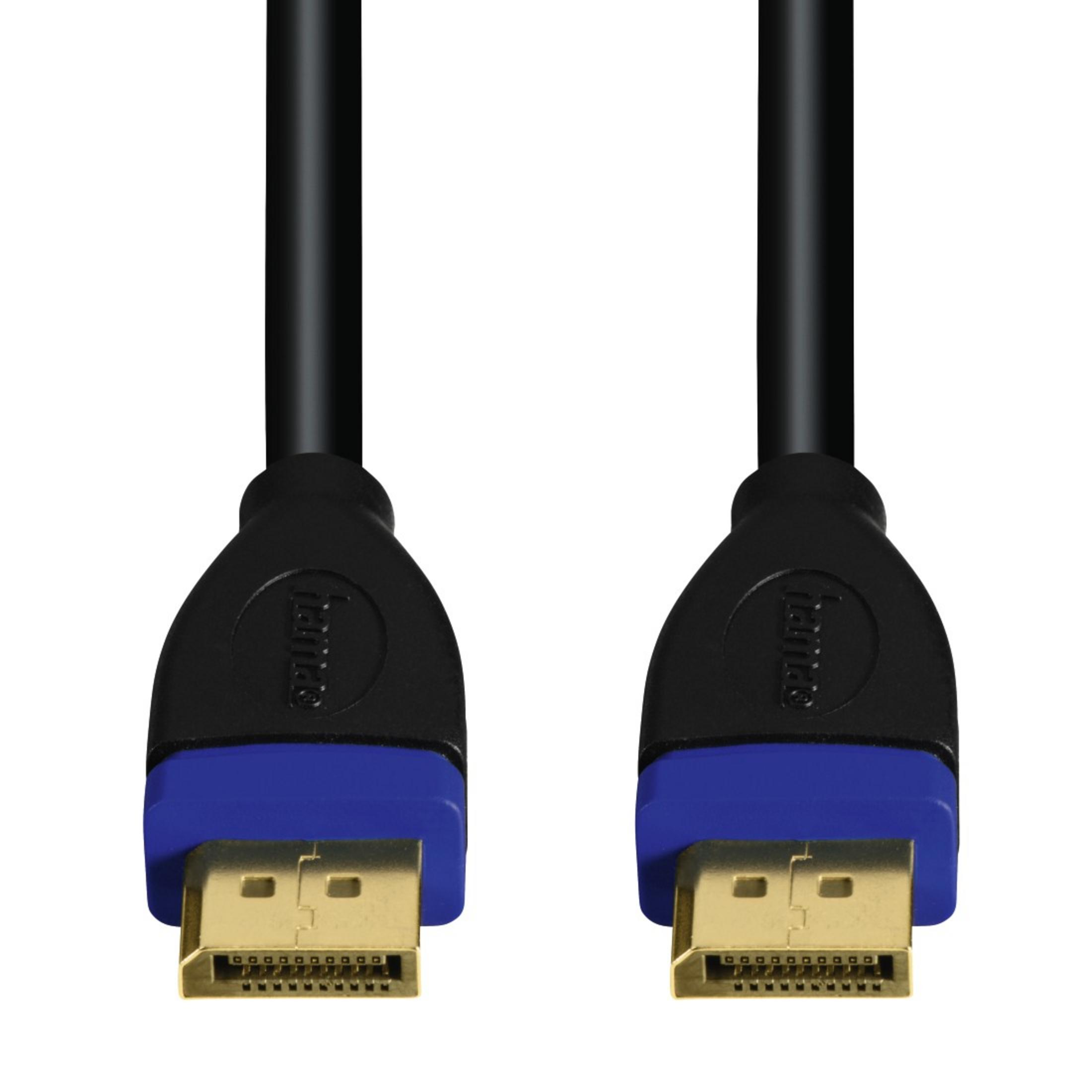 HAMA 078442 DISPLAYPORT DisplayPort-Kabel, 1,8M Schwarz KABEL
