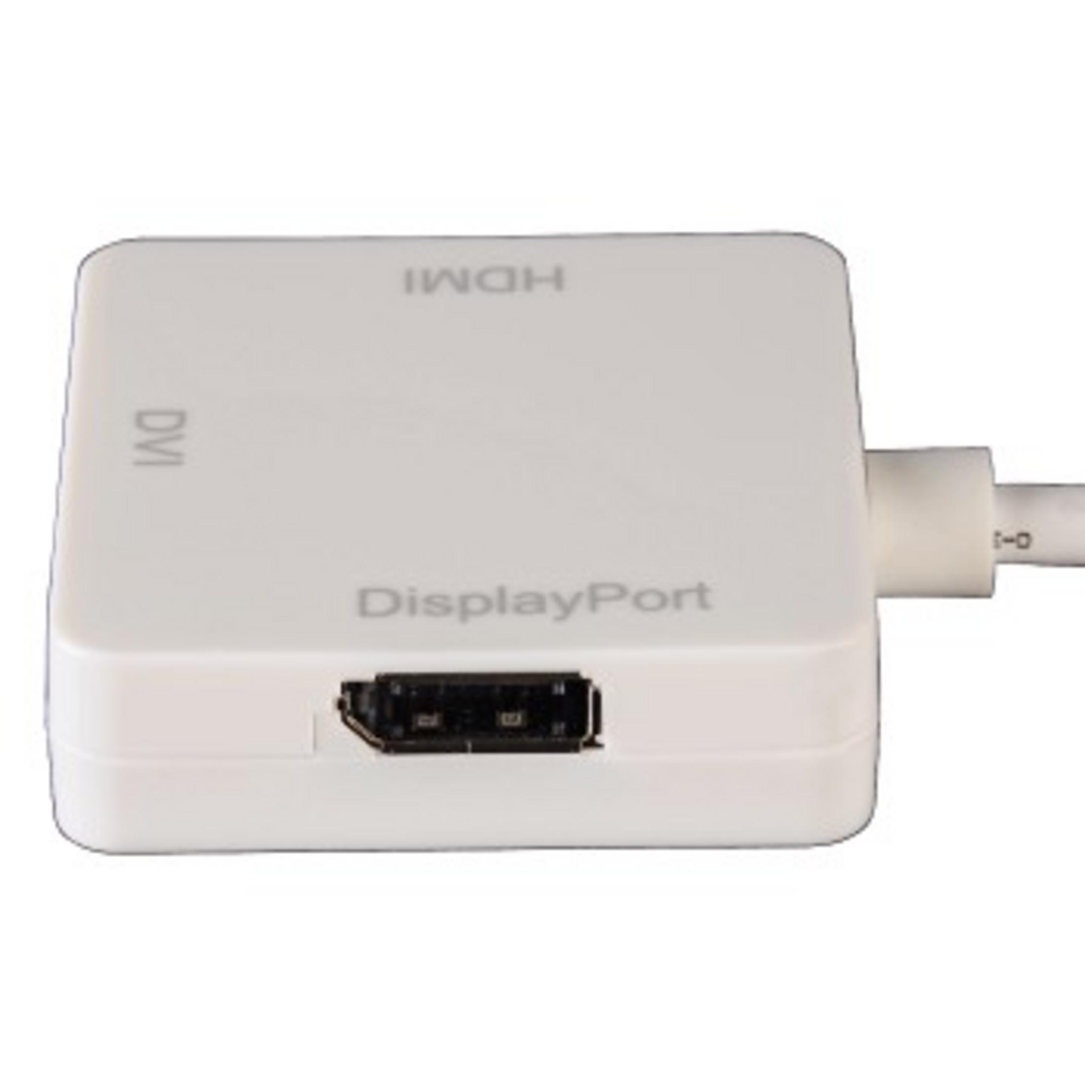 HAMA Adapter, 053245 DVI/DP/HDMI Weiß MINIDP 3IN1 -