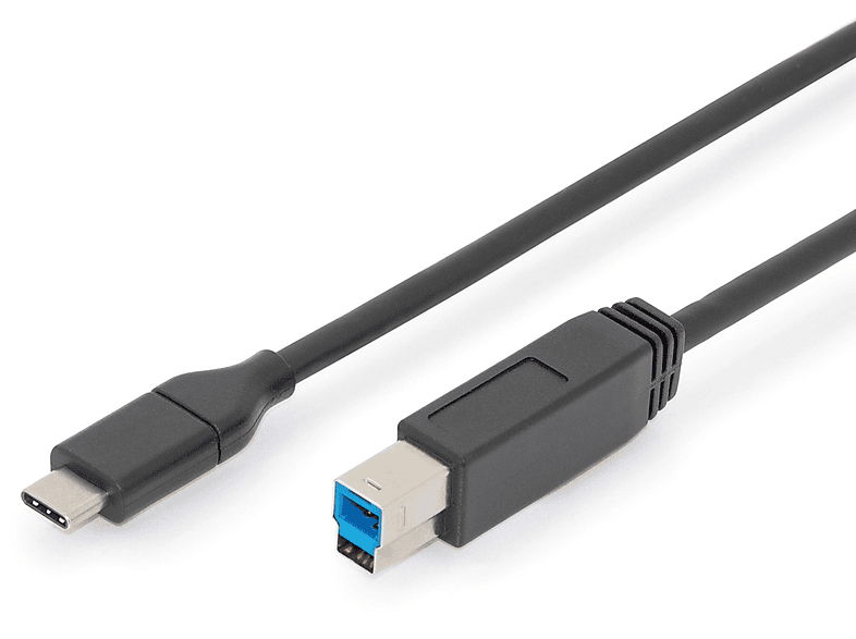 USB-Kabel, USB Schwarz DIGITUS TYPE-C TYPE-C AK-300149-018-S ANSCHLUSSKABEL,