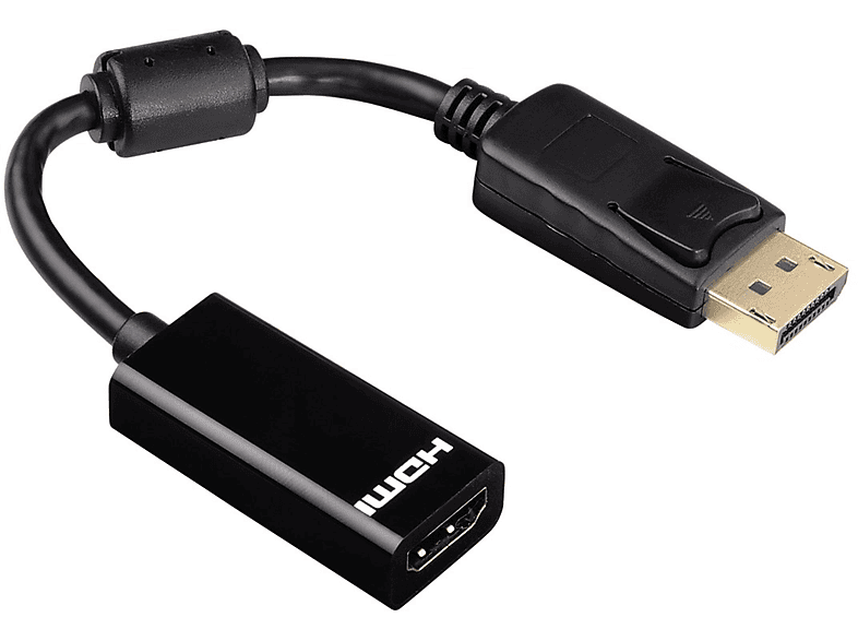 HAMA ADAPTER ULTRA-HD 053766 Schwarz Adapter, DP-HDMI