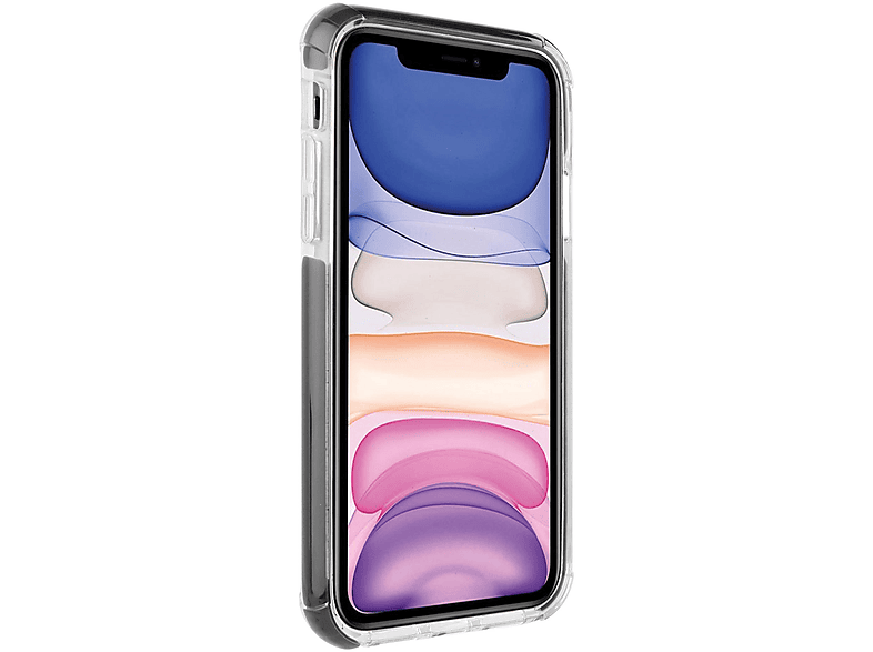 VIVANCO 60787 RSCVVIPH11T IP 11, Backcover, Apple, iPhone 11, Transparent/Schwarz SATURN