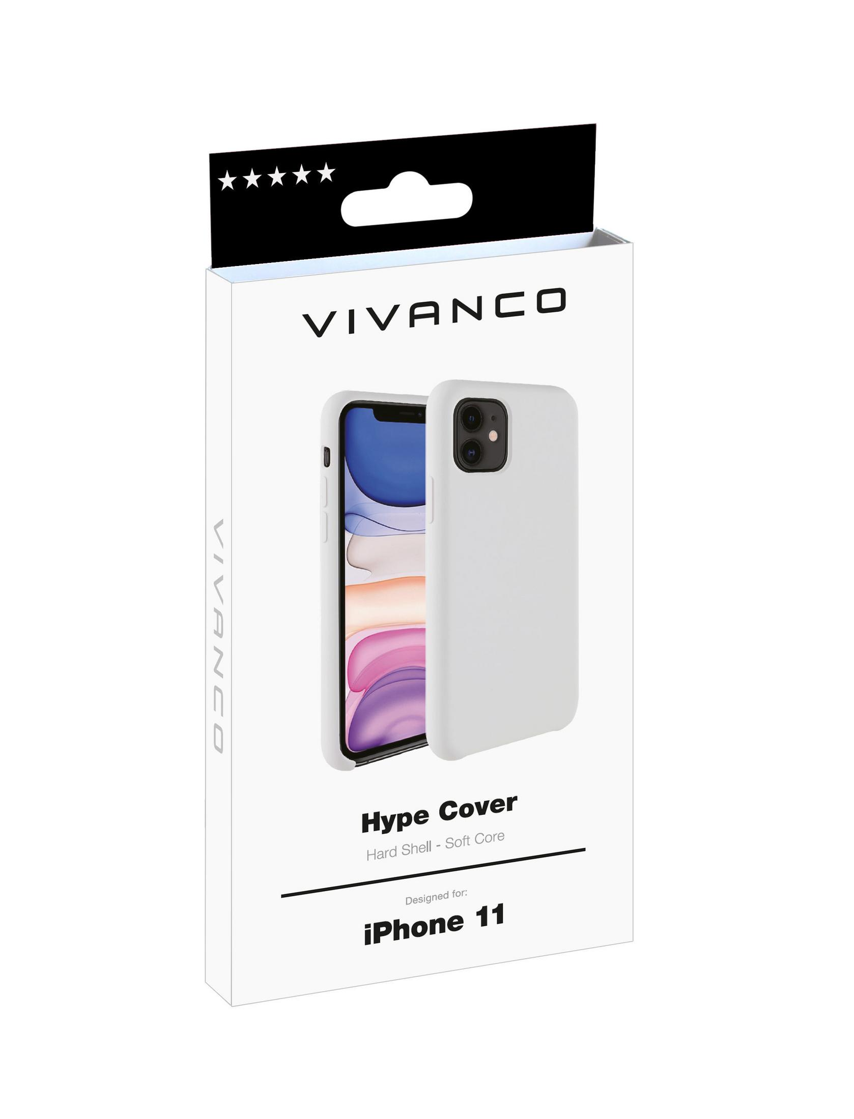 11, VIVANCO Backcover, 11, Grau 62166 Apple, HCVVIPH11G IPH iPhone