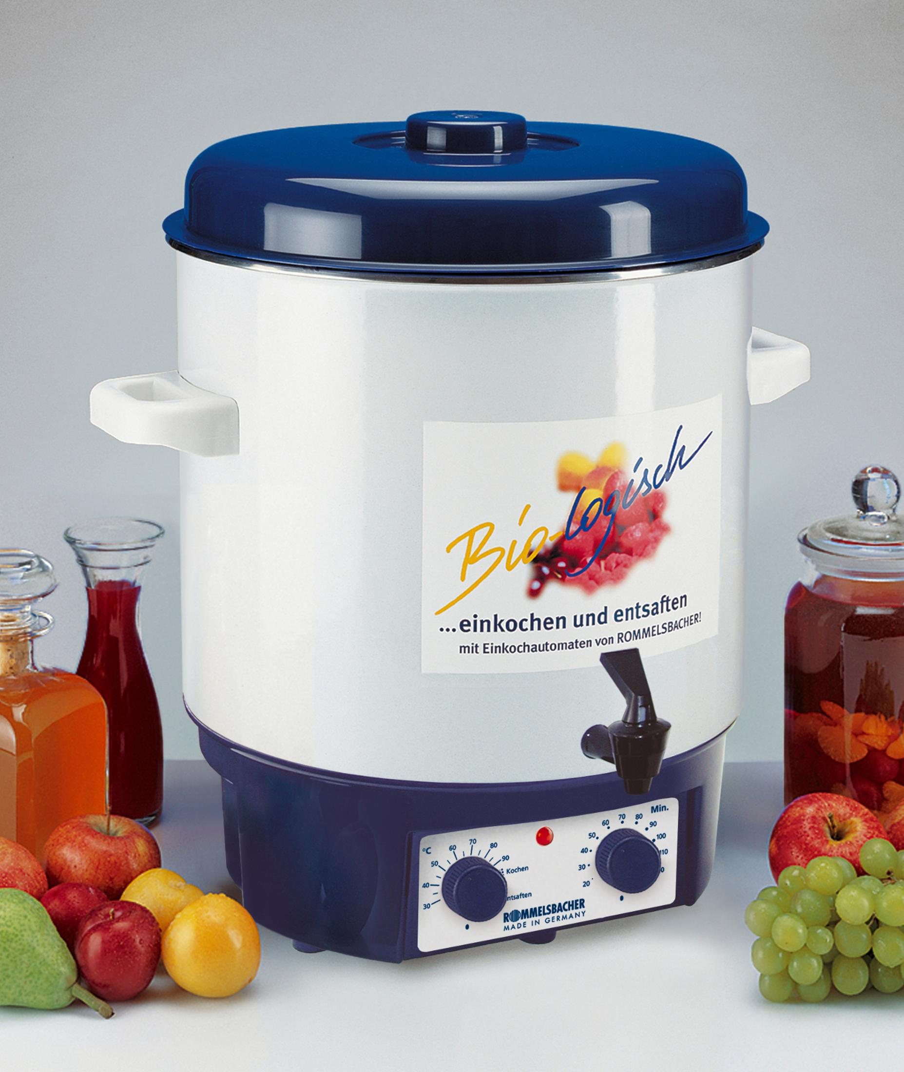 ROMMELSBACHER KA 1804 WEISS/BLAU GLÜHWEIN/EINKOCHVOLLAUTOMAT