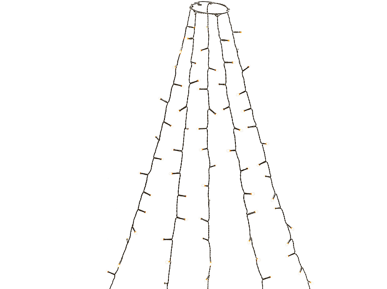 KONSTSMIDE 6481-820 LED BAUMMANTEL 200 Beleuchtung, INN. Grün, BERNST.LED Bernstein