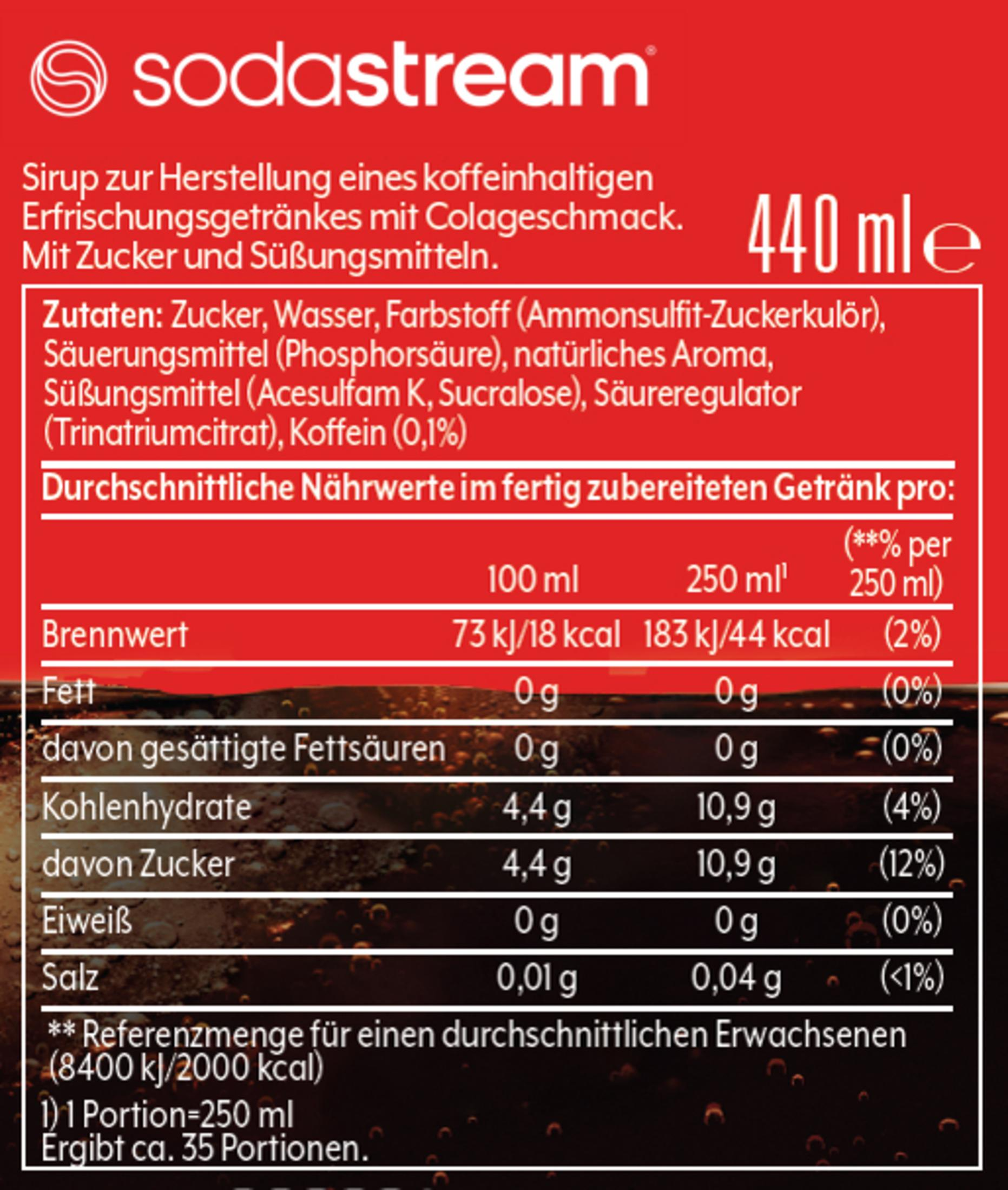 Tabella dei valori nutrizionali di un prodotto. Mostra calorie, grassi, carboidrati e sale.