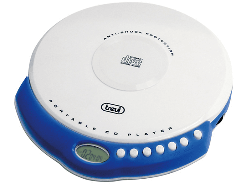 TREVI CMP 498 PORTABLE CD/MP3-PLAYER Weiß/Blau Tragbarer CD WHITE Player