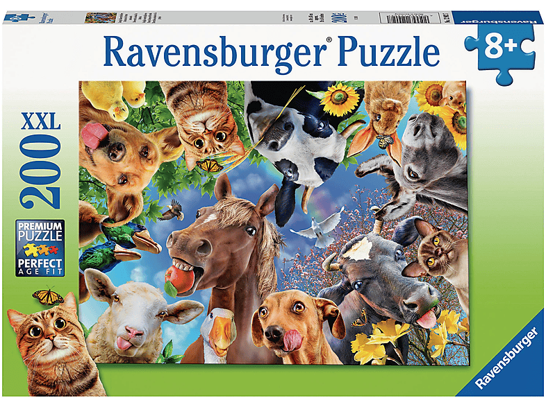 BAUERNHOFTIERE Puzzle 12902 LUSTIGE RAVENSBURGER