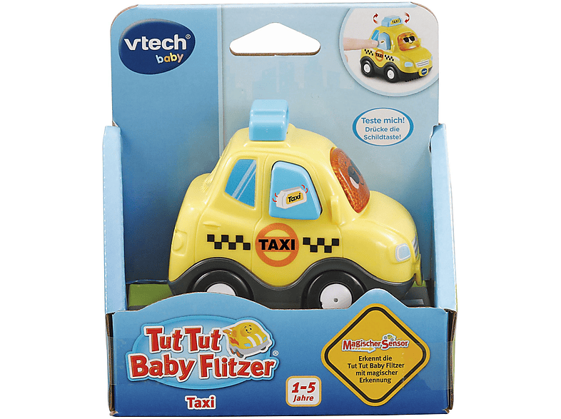 VTECH 80-561104 TUT Gelb - TAXI Spielzeugauto, BF TUT