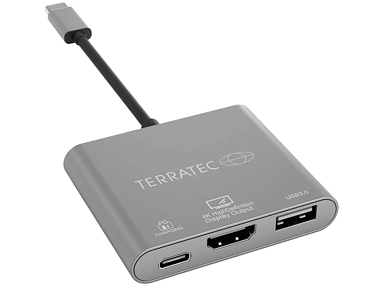 TERRATEC 251736 CONNECT C3 Adapter, Dunkelgrau Grey) (Space