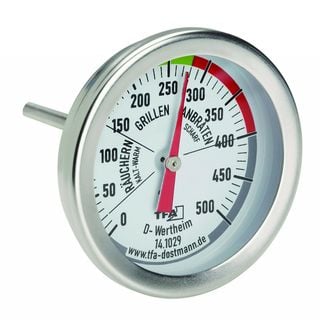 TFA 14.1029 BBQ GRILL SMOKER THERMOMETER Thermometer, Edelstahl
