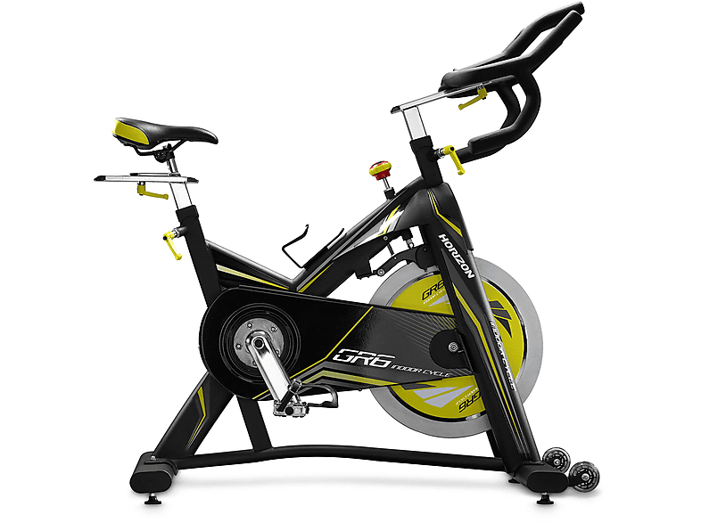 GR Cycle, Schwarz/Gelb HORIZON Indoor 6 FITNESS