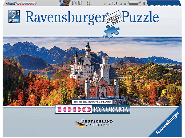 RAVENSBURGER SCHLOSS Puzzle IN BAYERN 15161