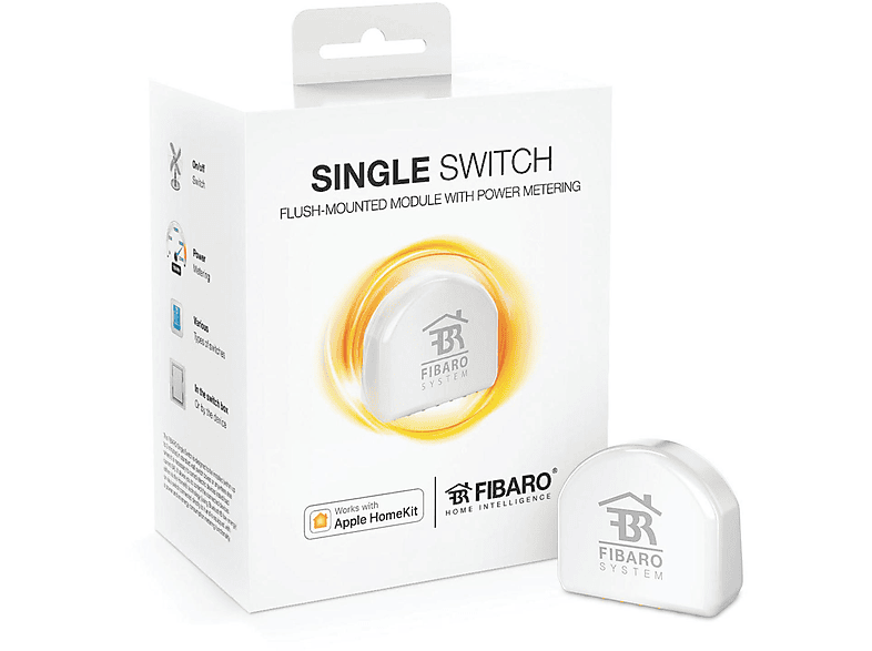 SINGLE Switch, FIB_FGBHS-213 SWITCH Single FIBARO Weiß