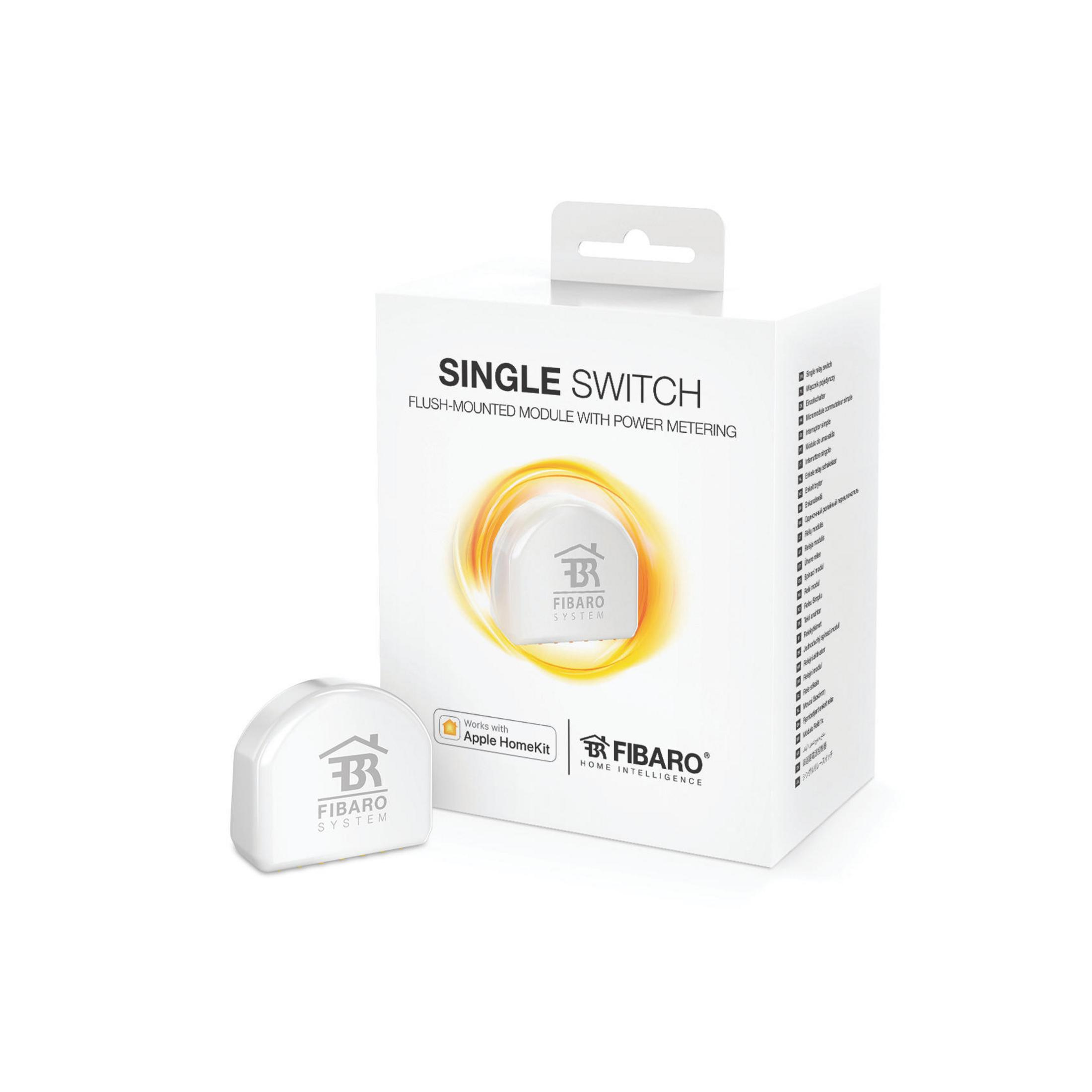 SINGLE Switch, FIB_FGBHS-213 SWITCH Single FIBARO Weiß