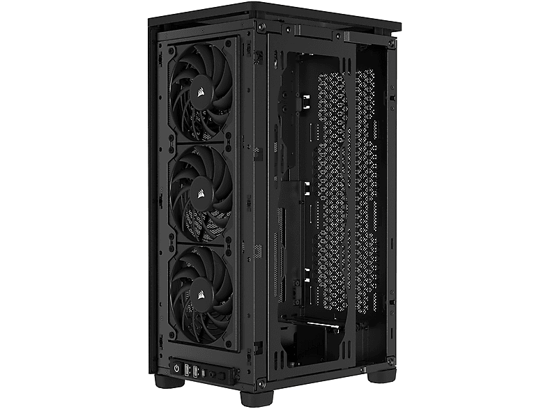 Black CORSAIR AIRFLOW Gehäuse, 2000D CC-9011244-WW PC