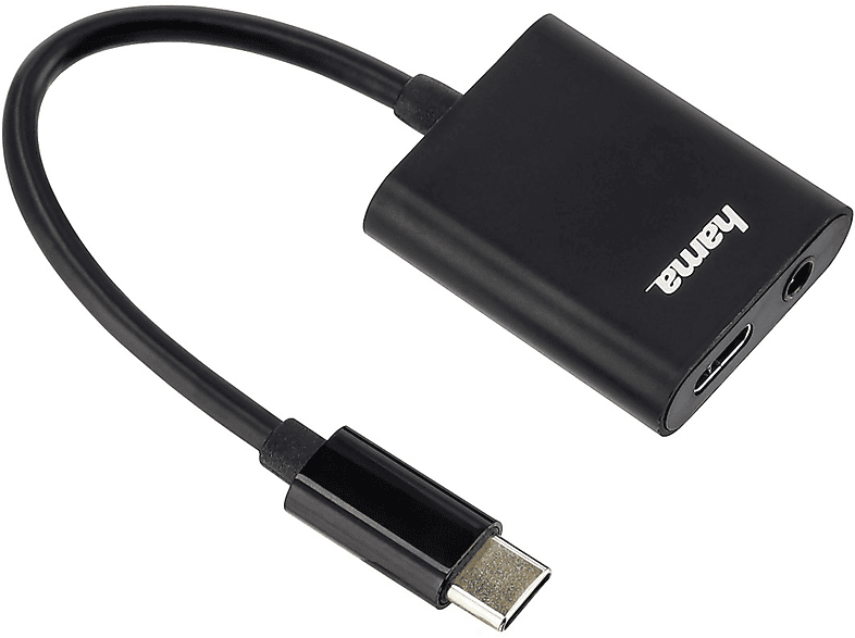 HAMA 135748 2IN1 USB-C-AUDIO- & LADEADAP, Audio/Ladeadapter