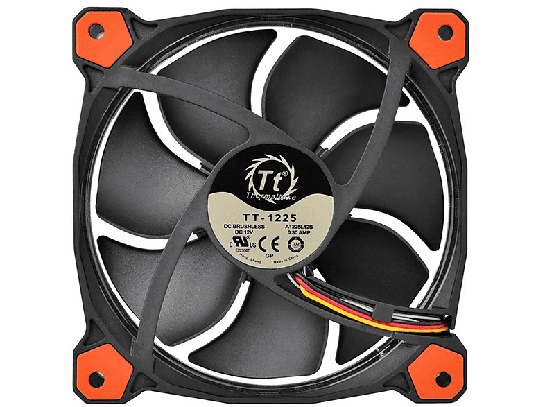 Rot 140MM THERMALTAKE RED Gehäuselüfter, 14 CASEFAN LED RIING