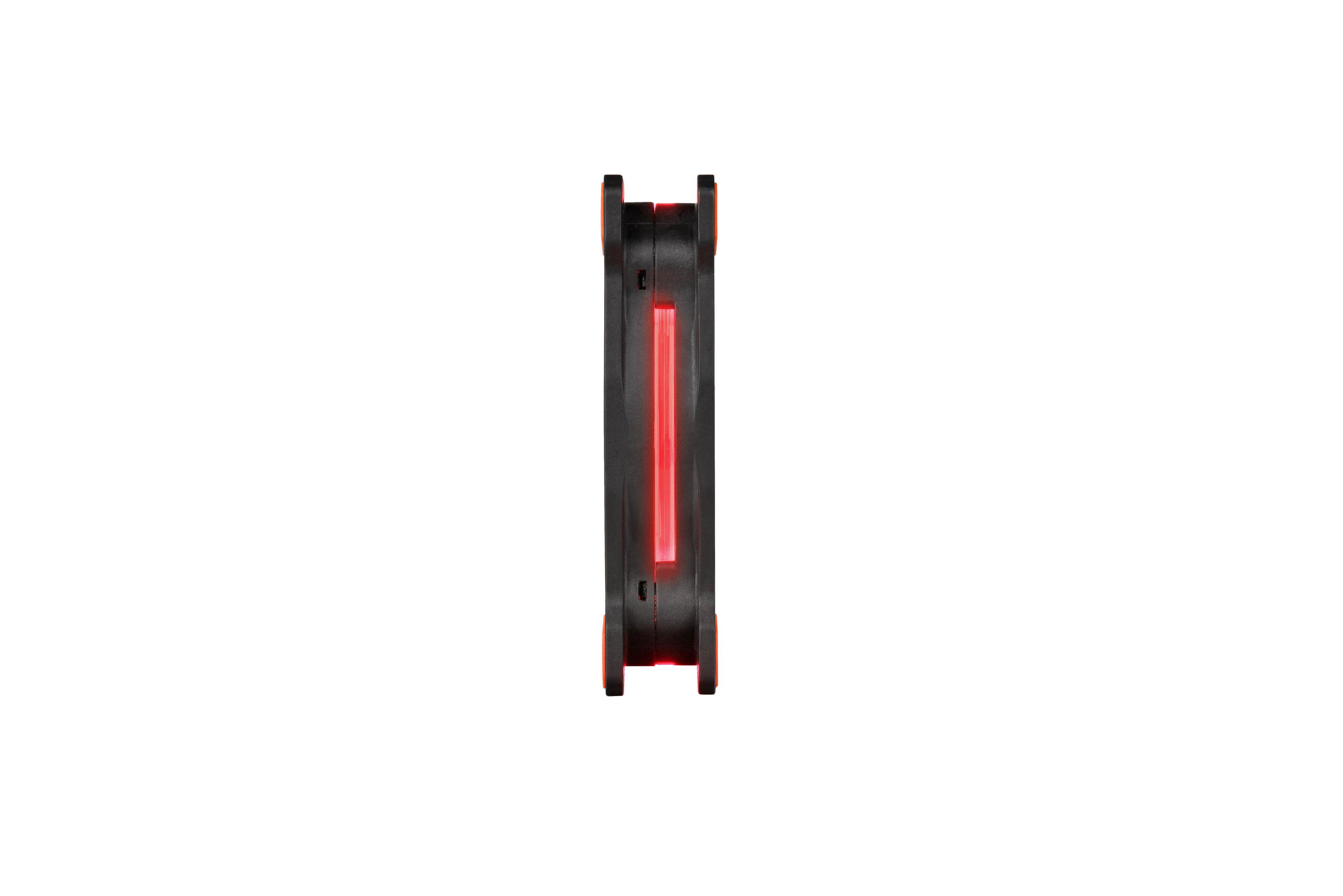 Gehäuselüfter, THERMALTAKE CASEFAN Rot RED 140MM LED RIING 14