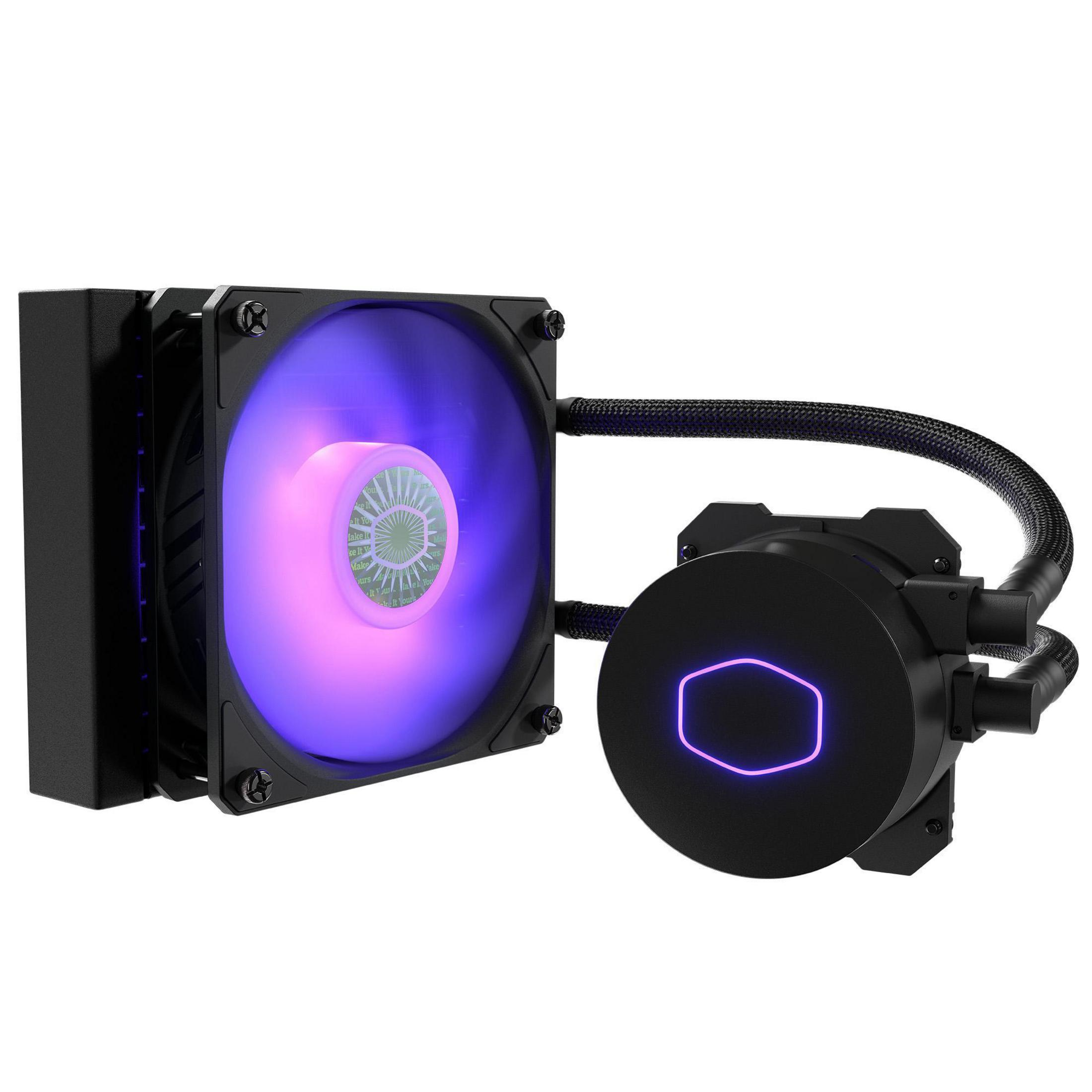 COOLER MASTER MLW-D12M-A18PC-R2 ML120L V2 Schwarz Kühler, RGB CPU